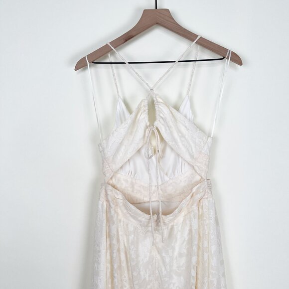 Anthropologie ASTR The Label Frolic Cutout Maxi Dress Wedding Bride Boho Coastal - Picture 14 of 16